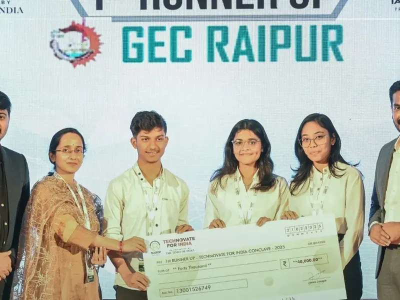 Talrop - The Times of India Technovate for India Student Conclave in Chhattisgarh, photo 10