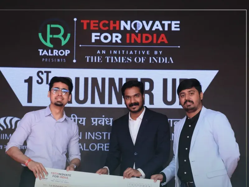 Talrop - The Times of India Technovate for India Student Conclave in Karnataka, photo 13