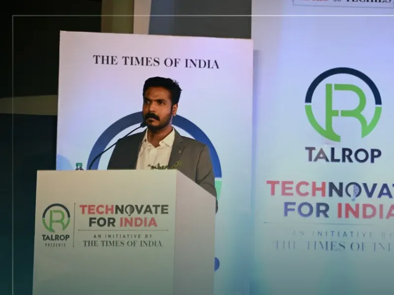 Talrop - The Times of India Technovate for India Student Conclave in Puducherry, photo 8