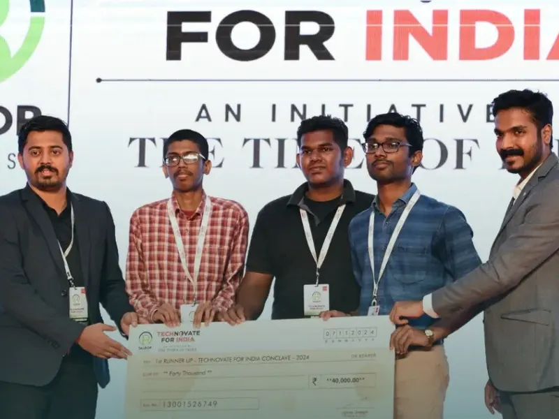Talrop - The Times of India Technovate for India Student Conclave in Puducherry, photo 14