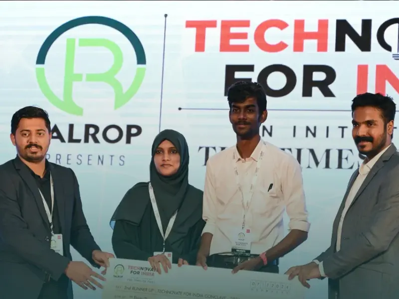 Talrop - The Times of India Technovate for India Student Conclave in Puducherry, photo 15