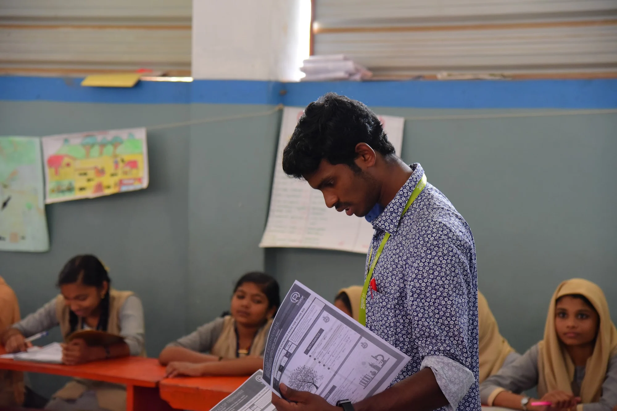 Ran the entrance test that selected the first 24 students for Talrop, photo 22