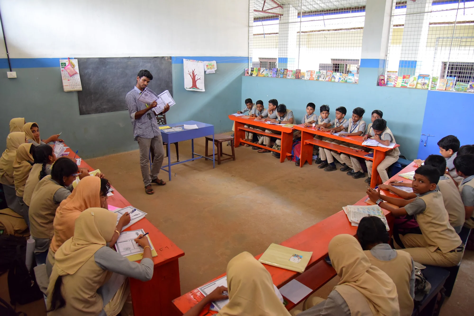 Ran the entrance test that selected the first 24 students for Talrop, photo 1
