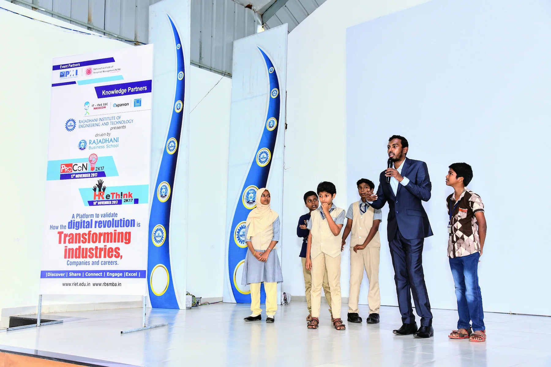 My students presented for the first time, at Rajadhani College of Engineering