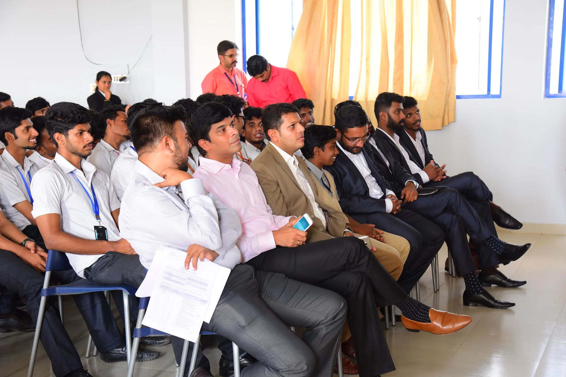 My students presented for the first time, at Rajadhani College of Engineering, photo 4