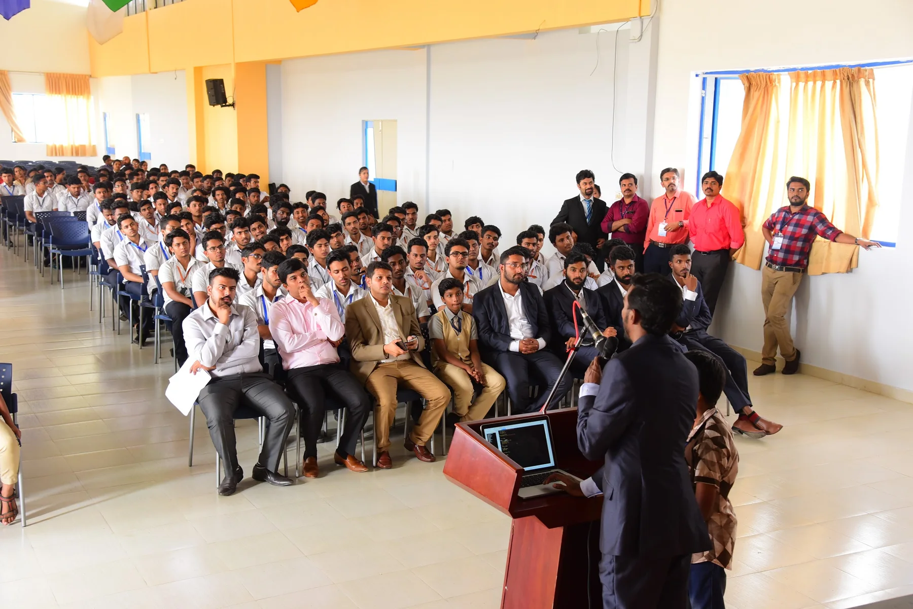 My students presented for the first time, at Rajadhani College of Engineering, photo 7