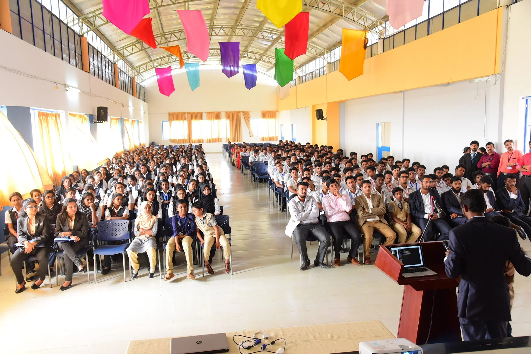 My students presented for the first time, at Rajadhani College of Engineering, photo 8