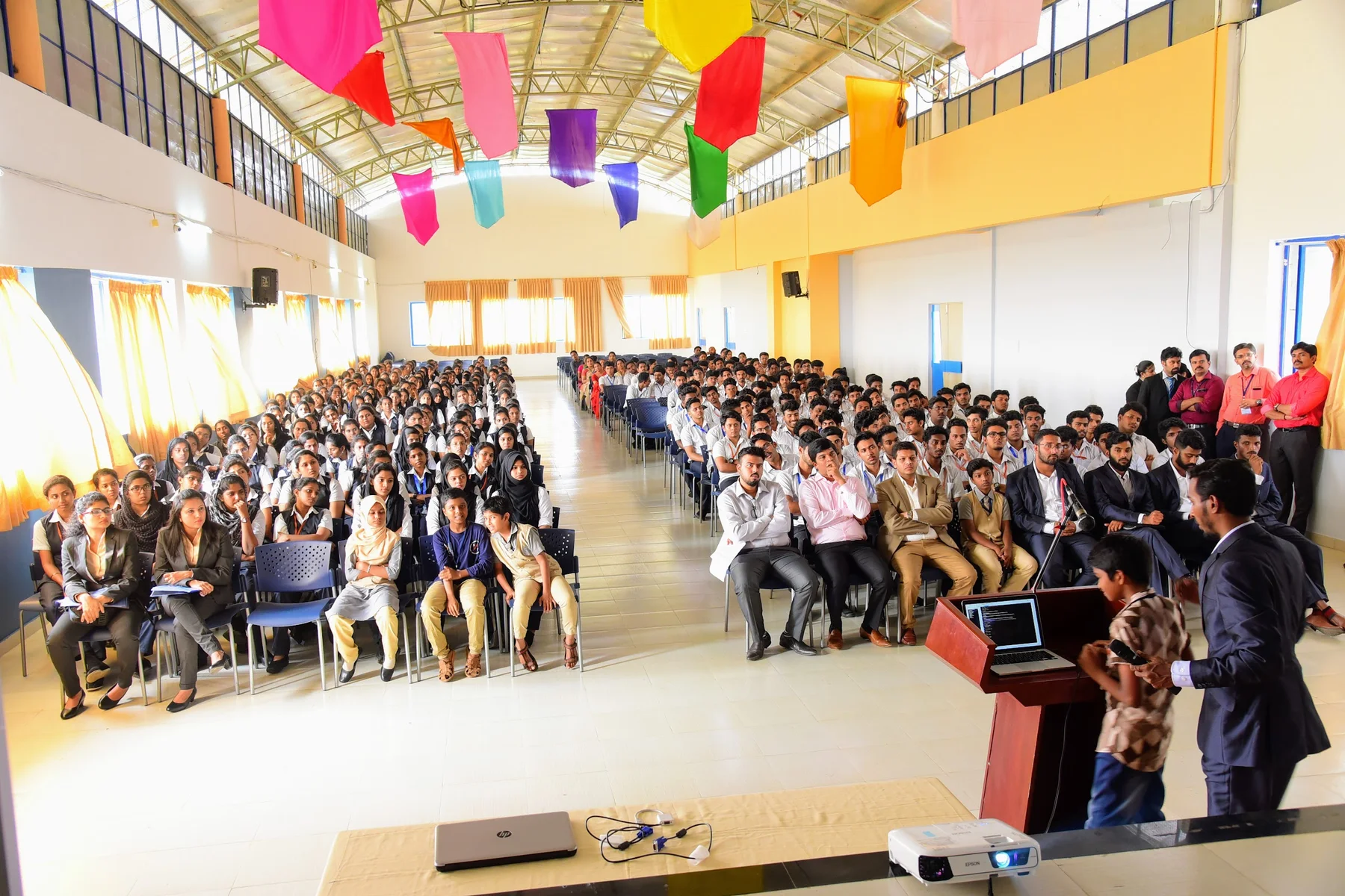 My students presented for the first time, at Rajadhani College of Engineering, photo 9