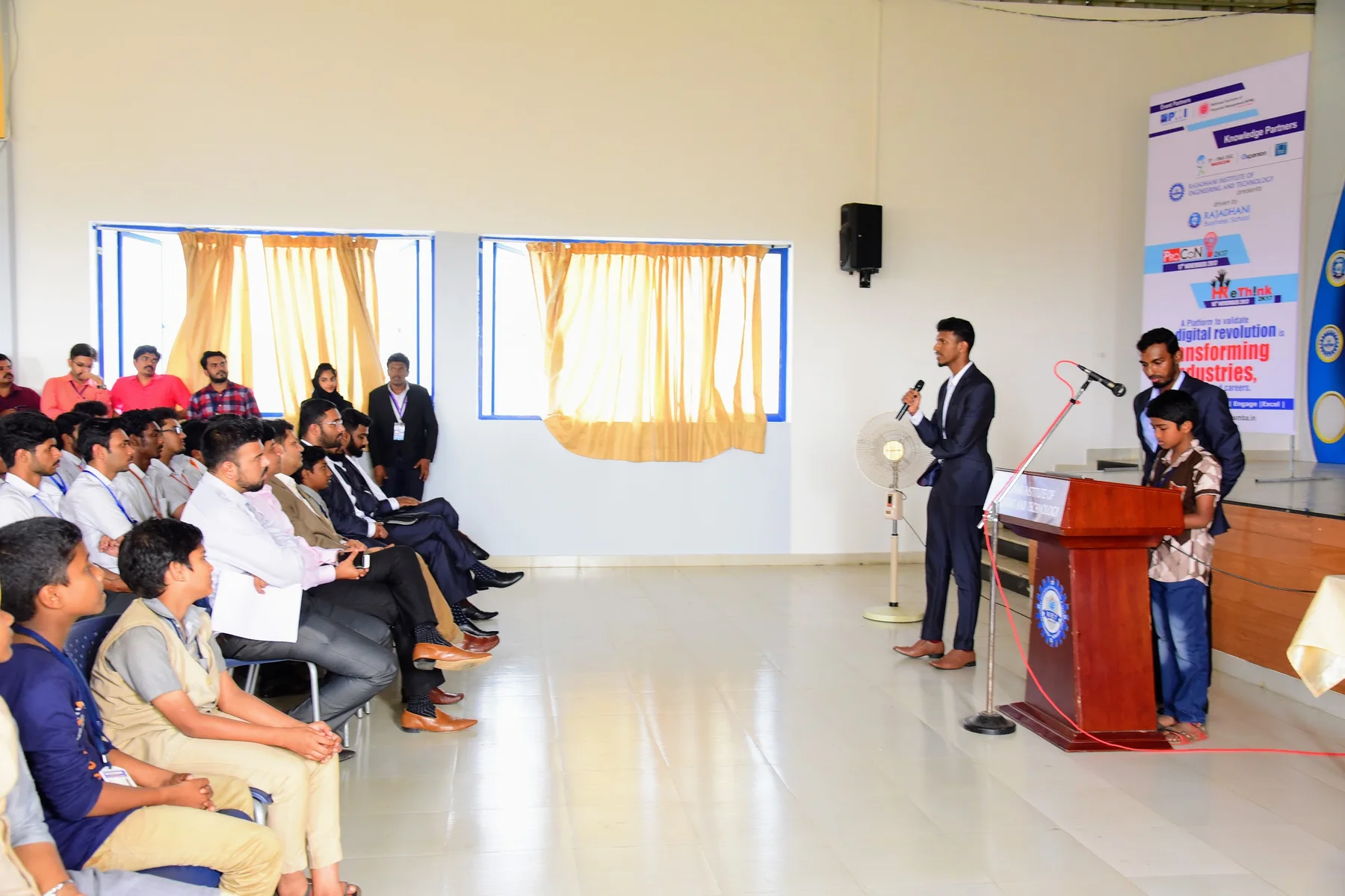 My students presented for the first time, at Rajadhani College of Engineering, photo 10