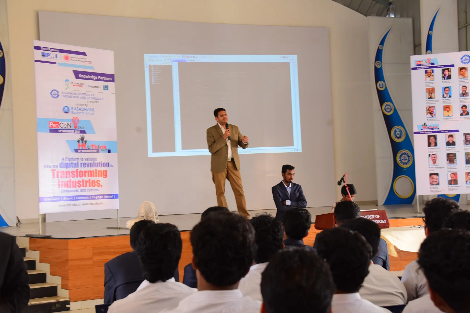 My students presented for the first time, at Rajadhani College of Engineering, photo 13