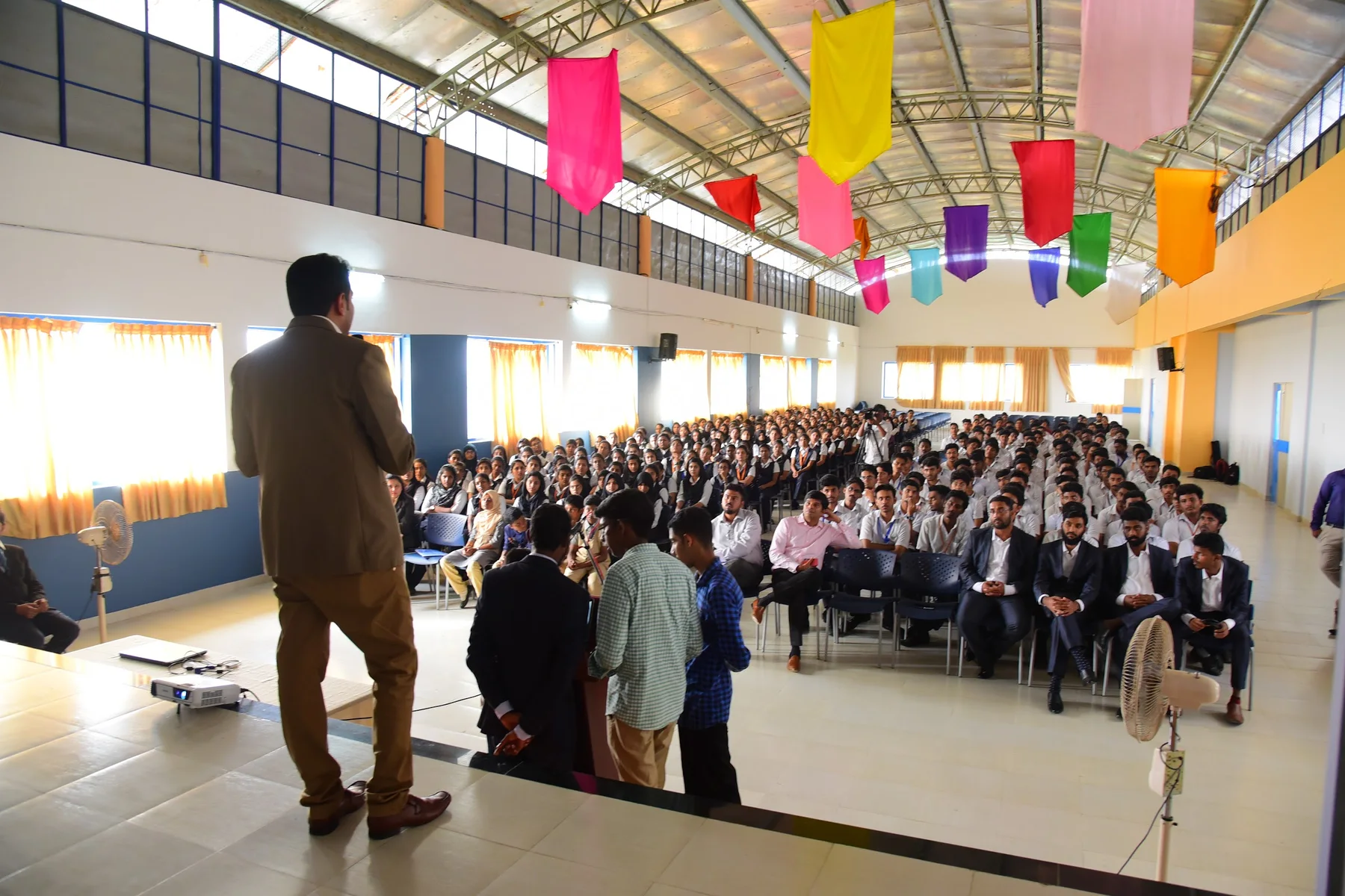 My students presented for the first time, at Rajadhani College of Engineering, photo 16