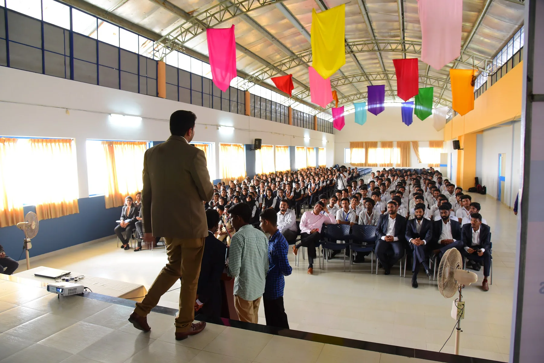 My students presented for the first time, at Rajadhani College of Engineering, photo 17