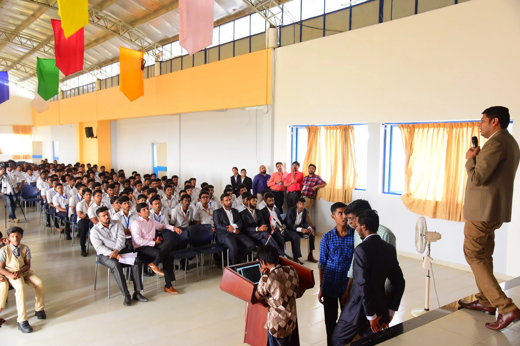 My students presented for the first time, at Rajadhani College of Engineering, photo 19