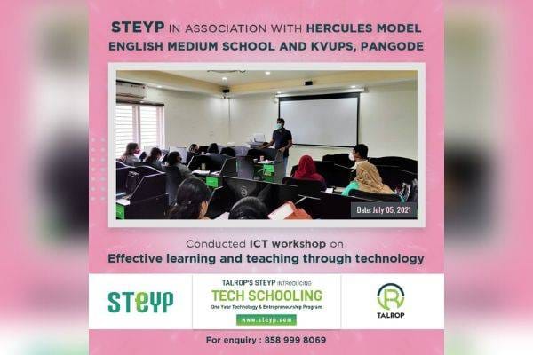 ICT Workshop at Hercules Model English Medium School & KVUPS, Pangode