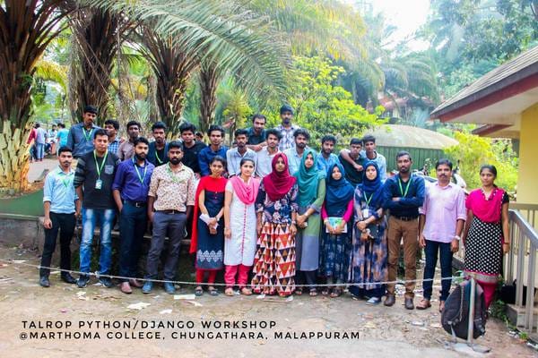 Python/Django Workshop at Marthoma College, Chungathara