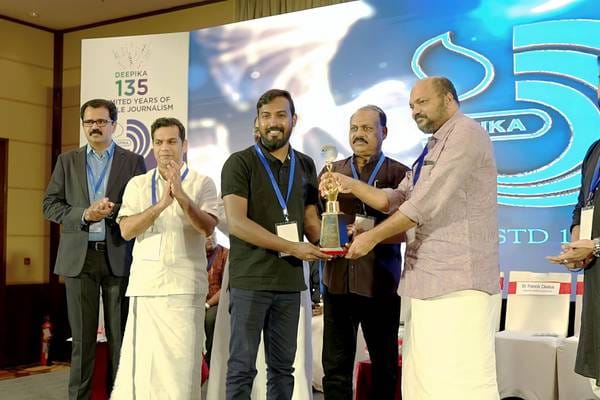 Talrop CEO Receives Deepika News Daily's Icon of the Year Award