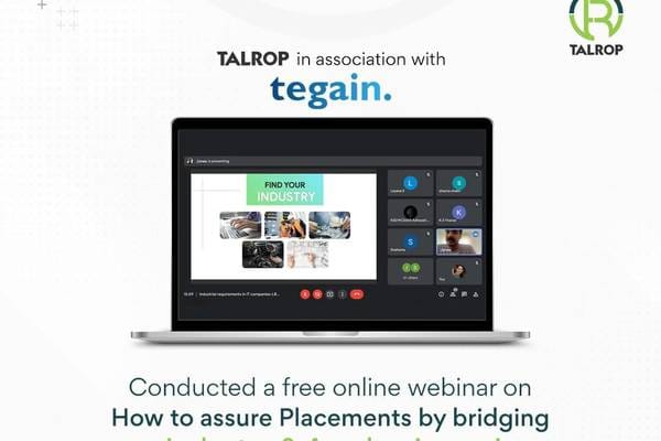 Talrop Hosts Webinar on Assuring Placements by Bridging the Industry-Academic Gap