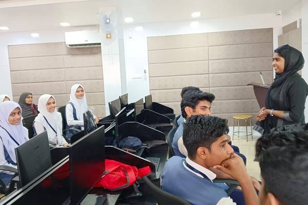 Industrial Visit Held for Sullamussalam Oriental HSS at Talrop's Techies Park, Edavanna