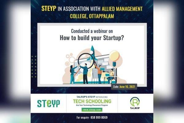 Webinar for Students of Allied Management College, Ottappalam
