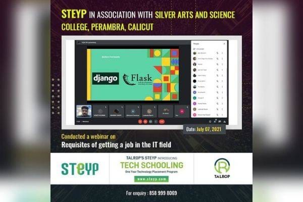 Webinar for Students of Silver Arts and Science College, Perambra, Calicut