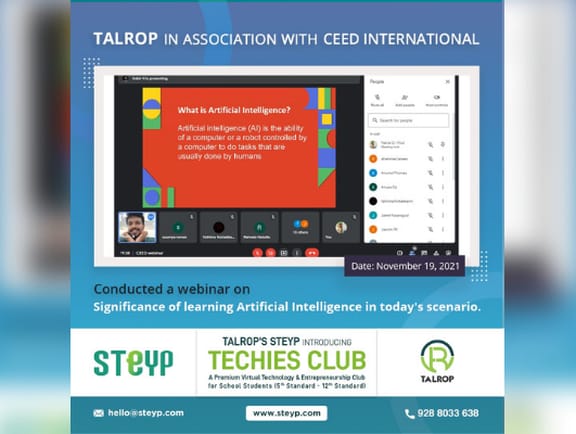 Webinar for Students of CEED International