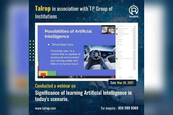 Webinar for Students of T P Group of Institutions