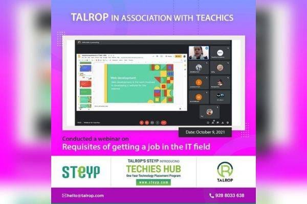 Webinar for Students of TEACHICS