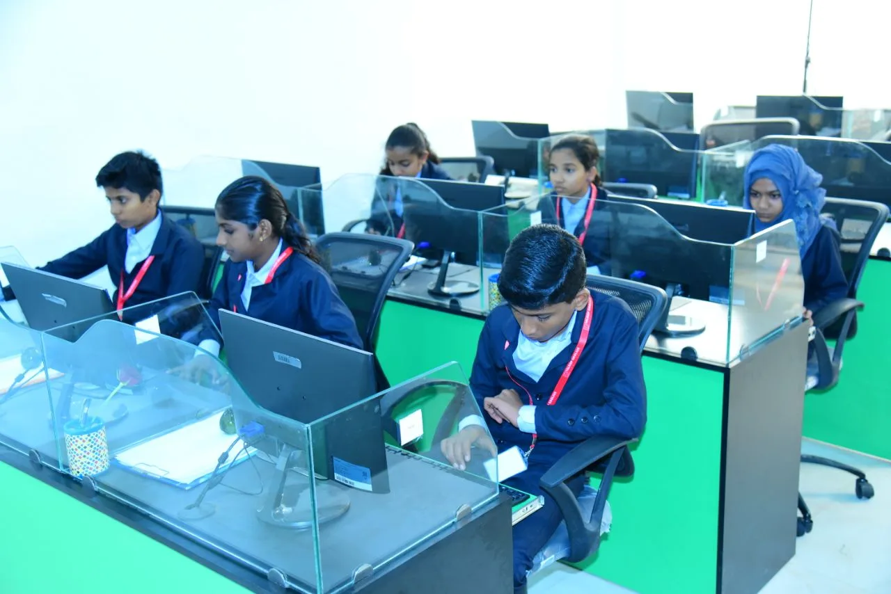 11-Year-Old Students Coding inside Techies Park
